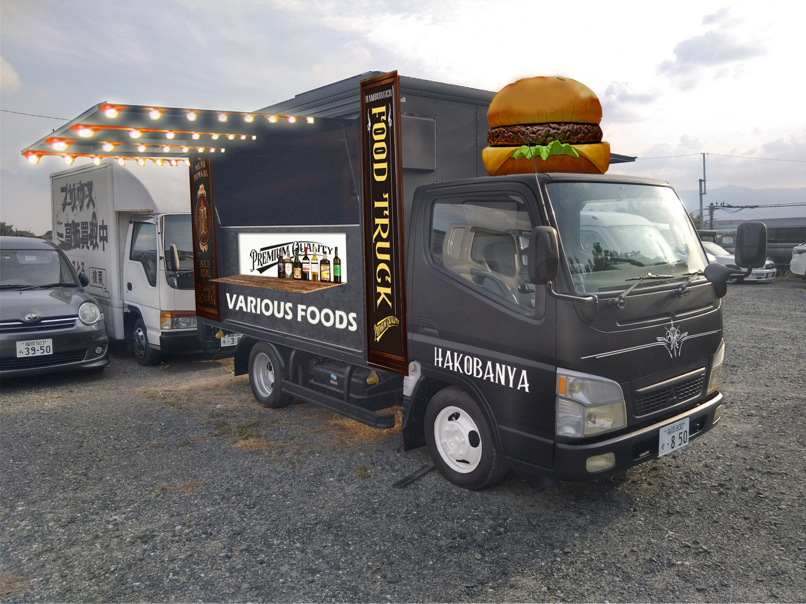 ハンバーガーショップの移動販売・キッチンカー製作事例